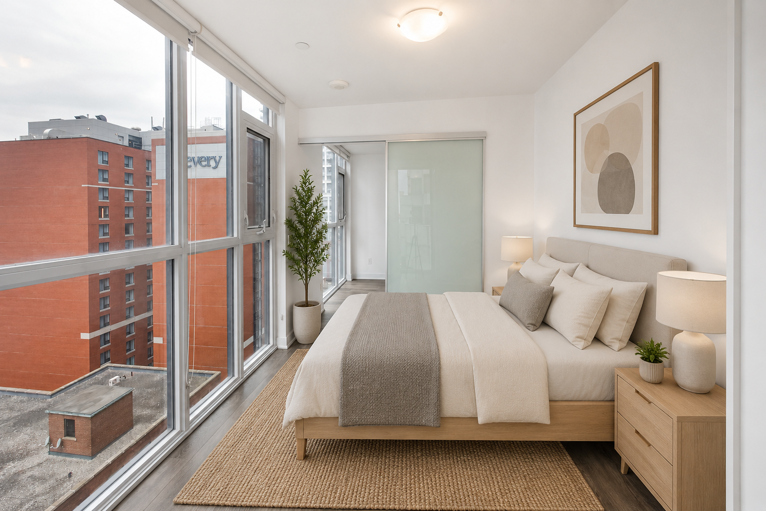 1203-87 Peter Bed1 | Liberty Village Toronto | Your Online Neighbourhood Guide
