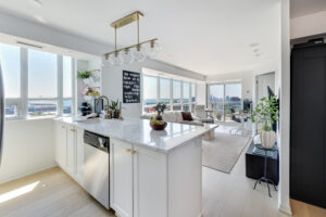 Fully Renovated 2 Bed Corner Suite with Stunning Lake Views at 125 Western Battery