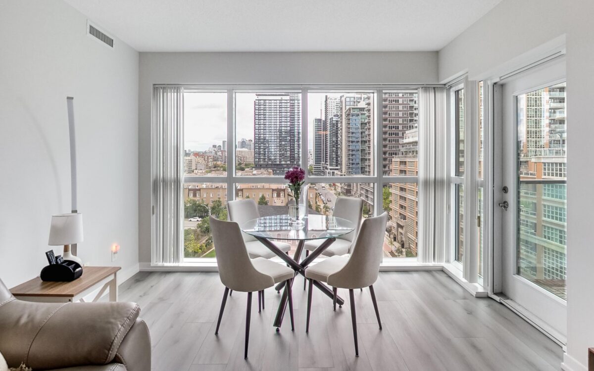 One of the Best Views in Liberty Village? Step Inside This Sky-Lit Corner Two Bed